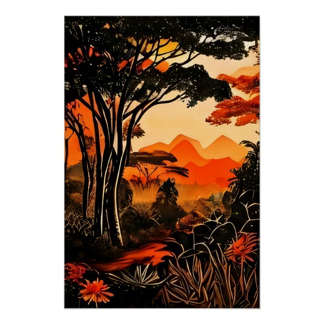 Poster Twilight Tropical (Devant)