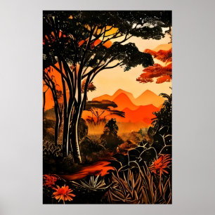 Poster Twilight Tropical