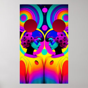 Poster Twin of a Twain - Ken Gage Surreal Art