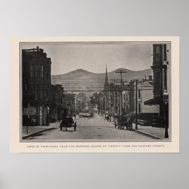 Poster Twin Peaks du carré proposé, 23e & Howard (Devant)