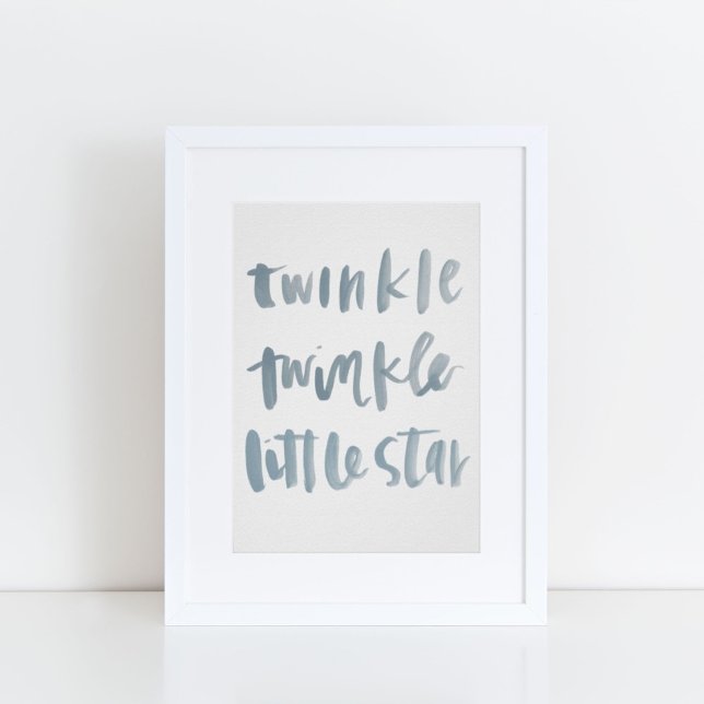Poster Twinkle, Twinkle Little Star Art Print (Créateur téléchargé)