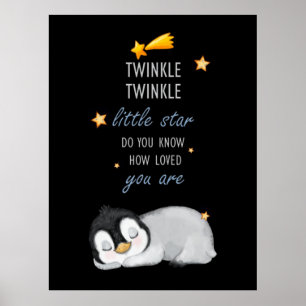 Poster Twinkle, Twinkle Little Star Super mignon Penguin