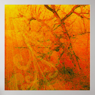 Poster Twisted Oak Swirled - Personnalisé