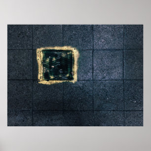 Poster Two black and brown wooden boards