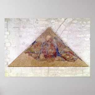 Poster Tympanum représentant la bénédiction du sauveur, 1
