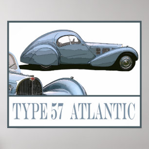 Poster Type 57 Atlantique
