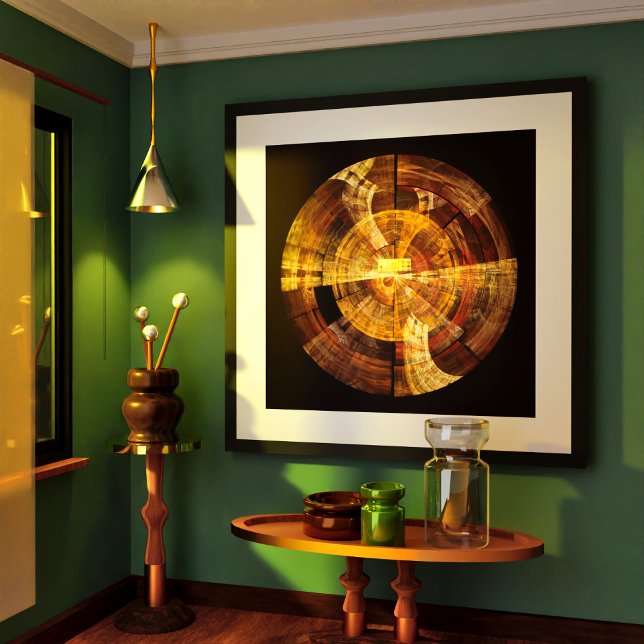 Poster Type abstrait d'intégrité (Integrity Abstract Art Poster)