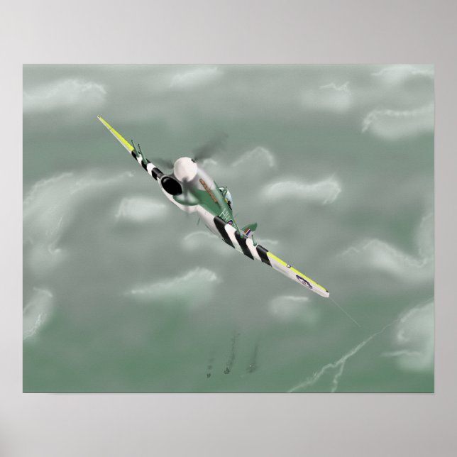 Poster Typhon Hawker 1944 (Devant)
