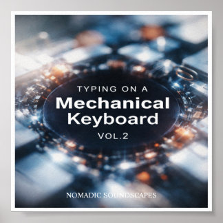 Poster Typing on a Mechanical Keyboard Vol.2 Album Cover