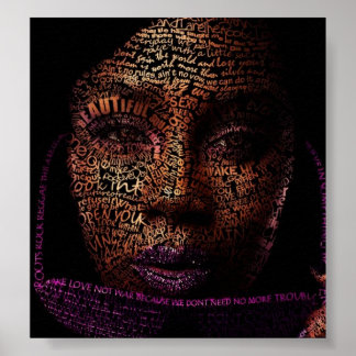 Poster typographie