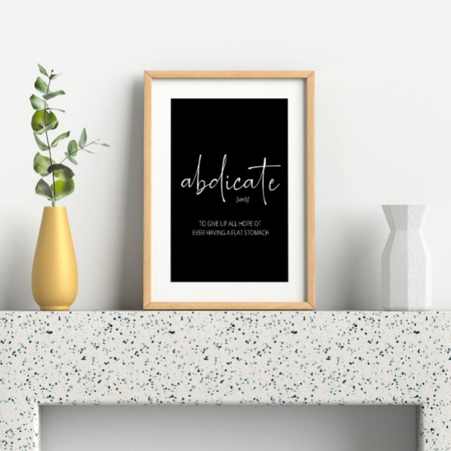 Poster Typographie de la leçon de vie amusante (Créateur téléchargé)
