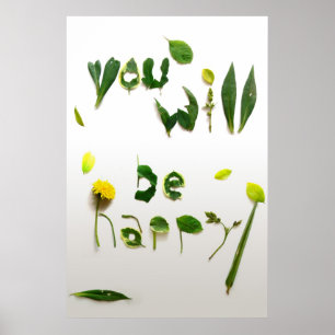 Poster typographie de proposition visuelle série d'affich