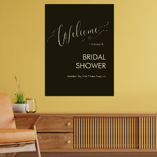 Poster Typographie minimaliste moderne pour accueil de ma