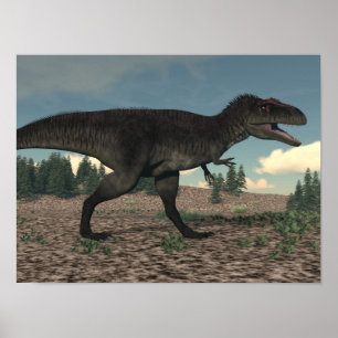 Poster Tyrannotitan - rendu 3D