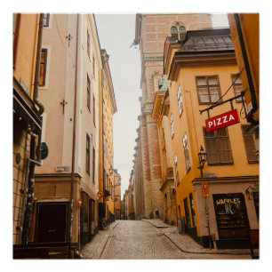 Poster Tyska Brinken, Gamla Stan, Vieille Ville, Stockhol