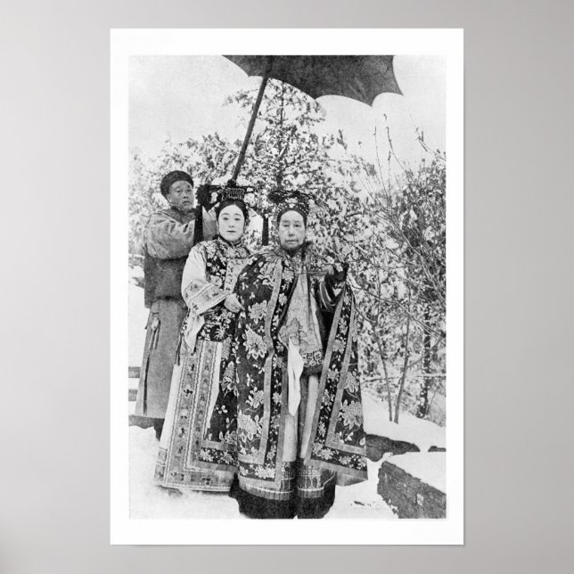 Poster Tz'u Hsi (1835-1908) Empress Dowager de Chine, c.1 (Devant)