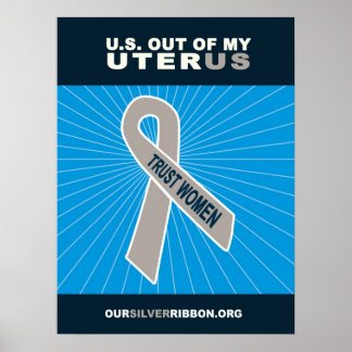 Poster U.S. Hors De Mon Utérus