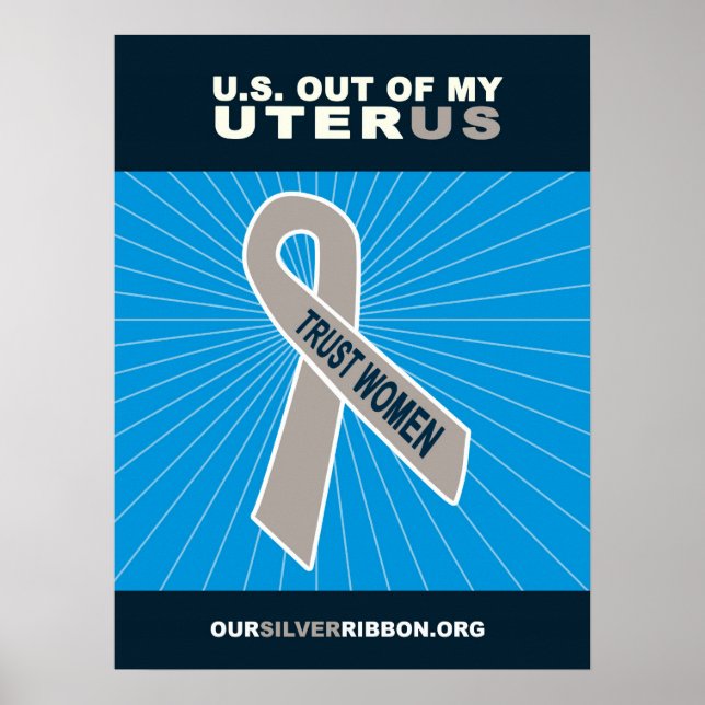 Poster U.S. Hors De Mon Utérus (Devant)