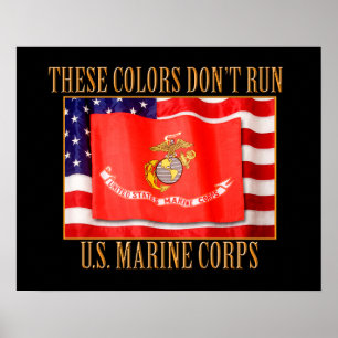 Poster U.S. Marine Corps 20" x 16" Print