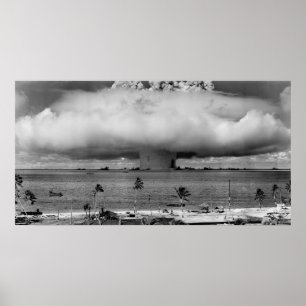 Poster U.S. Operation Crossroads The Baker Explosion