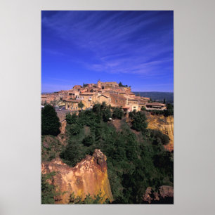 Poster UE, France, Provence, Vaucluse, Rousillon.