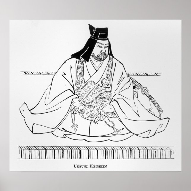 Poster Uesugi Kenshin (Devant)