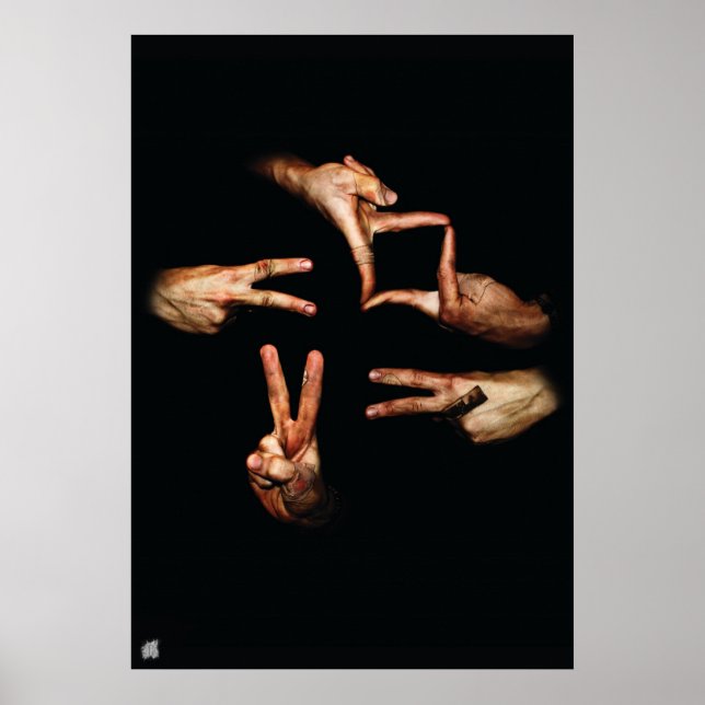 Poster UF Hands (Devant)