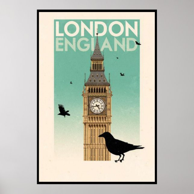 Poster UK. Angleterre, Londres (Devant)
