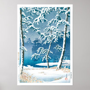 Poster ukiyoe - hasui - No.13 Senzoku Pond -