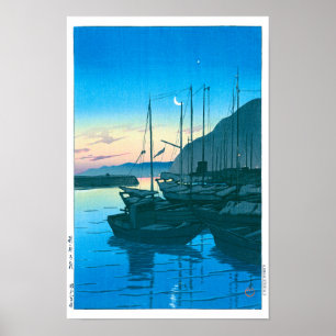 Poster ukiyoe - hasui - No.16 Morning in Beppu -