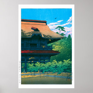 Poster ukiyoe - hasui - No.42 Temple Kenchoji, Kamakura -