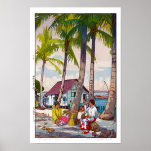Poster ukiyoe - Yoshida - 06 - Singapour -