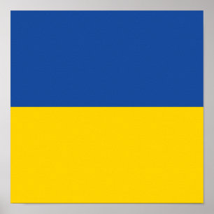 Poster Ukraine Drapeau, Pays Ukrainien Cadeau Patriotique