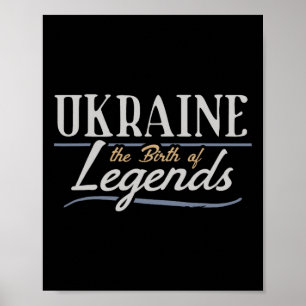 Poster Ukraine la naissance de légendes 