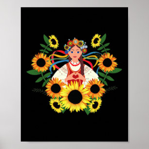 Poster Ukraine Ukrainien Soutien Ukraine Je suis avec Ukr