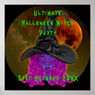 Poster Ultimate Halloween Witch Party 31 oct