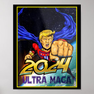Poster Ultra MAGA Fun Pro Trump Maga Super Ultra Maga