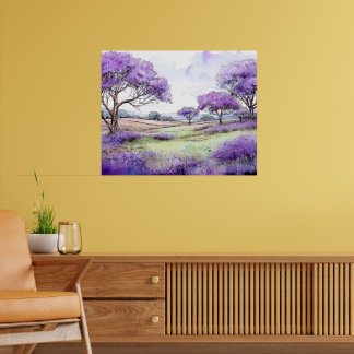 Poster Ulupalakua Jacaranda Trees