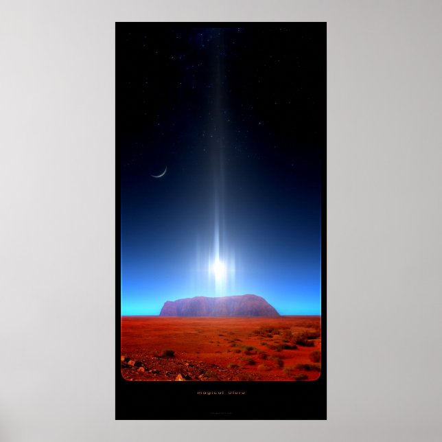 Poster Uluru magique (Devant)
