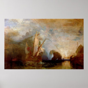 Poster Ulysse Deriding Polyphemus, 1829