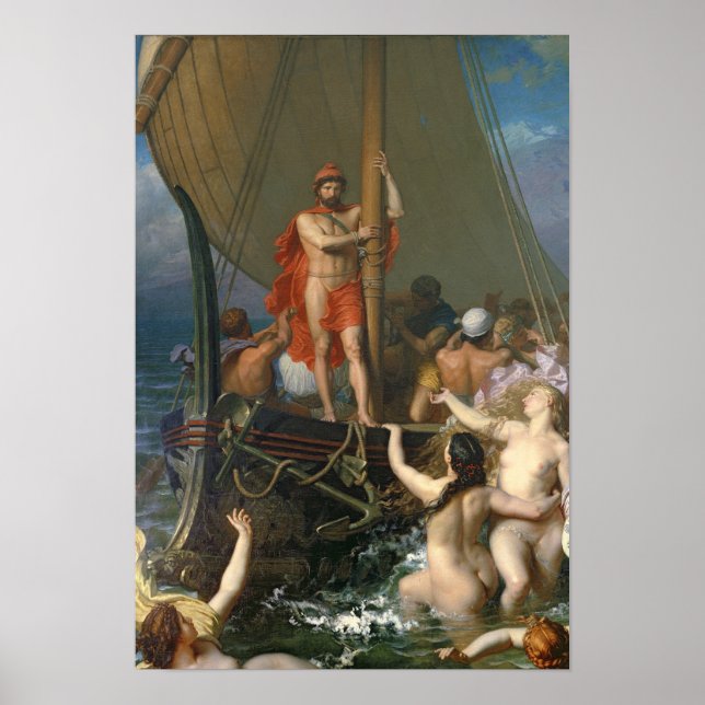 Poster Ulysse et les sirènes (Devant)