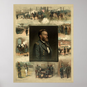 Poster Ulysses Grant, 1885