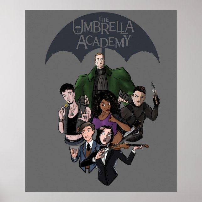 Poster Umbrella Academy 12345 7 (Devant)