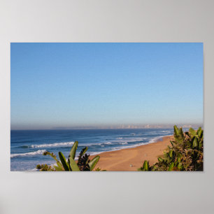Poster Umhlanga Greater Durban Ocean Beach Afrique du Sud