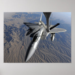 Poster Un aigle F-15 de l'US Air Force