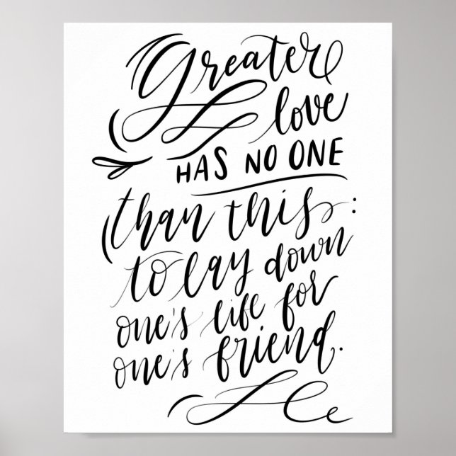 Poster Un Amour Plus Grand N'A Personne D'Autre Que Cette (Devant)