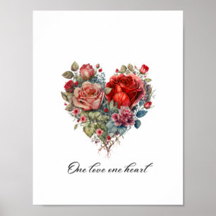 Poster Un amour Un coeur