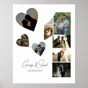 Poster Un an ensemble Anniversaire Mariage 5 Photo