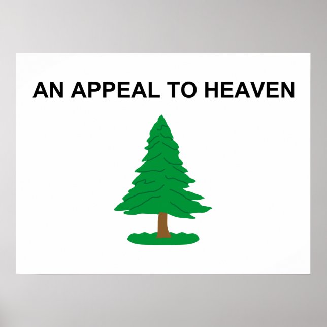 Poster Un Appel Au Ciel - Drapeau Naval 1775 G Washington (Devant)
