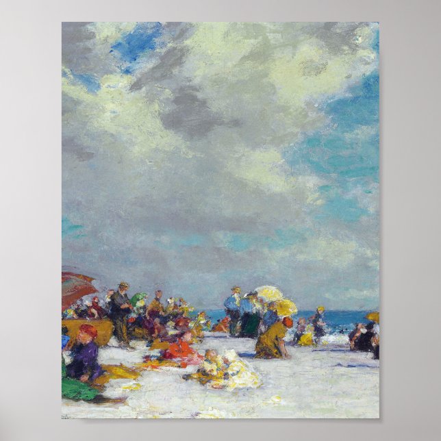 Poster Un après-midi d'été par Edward Henry Potthast (Devant)